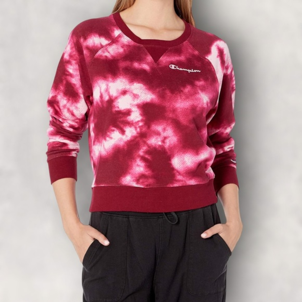 Women's Champion Crewneck Tie Dye Sweater Size L‎